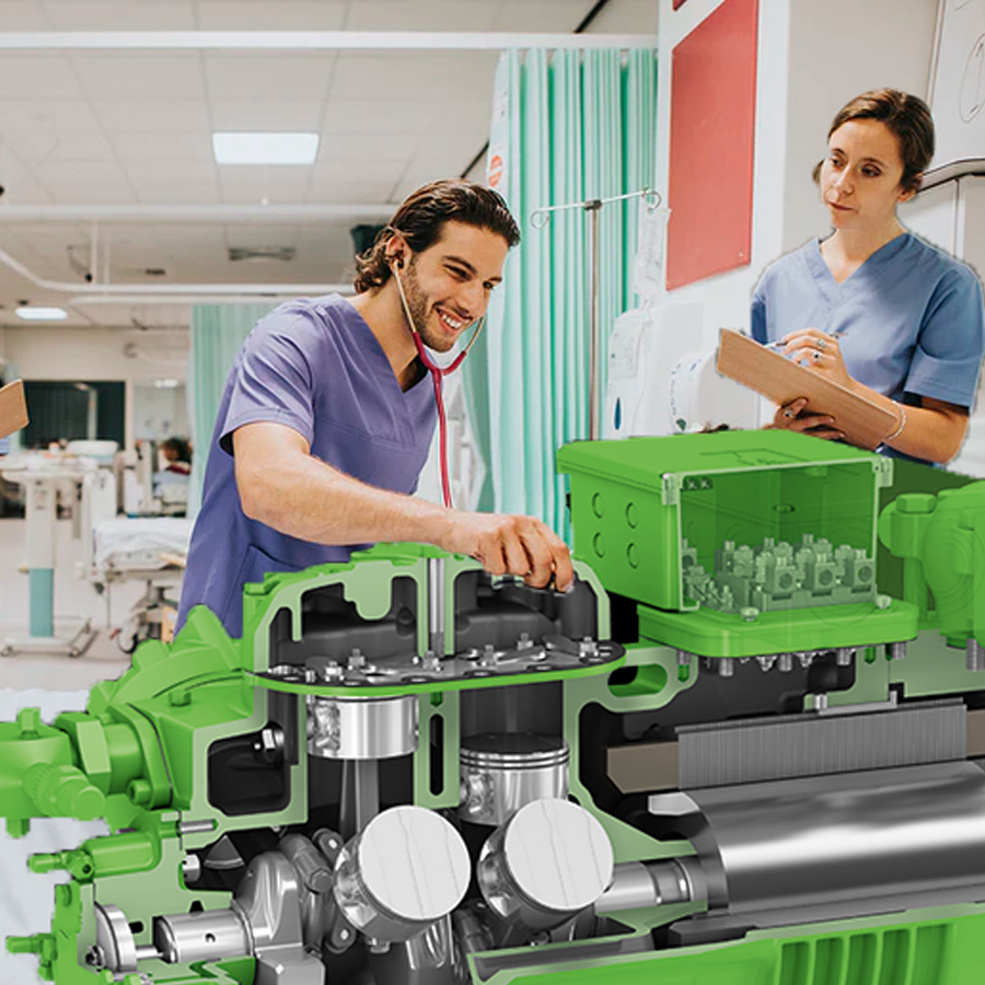 Man i bil övervakar Köldmedie o filmar